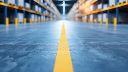 Data Analytic for Warehouse Chart comparing warehouse efficiency metrics, identifying areas for improvement