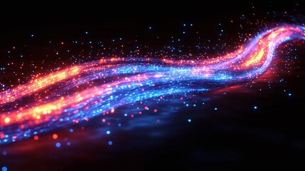 Fototapeta premium abstract background, technology, information flow 