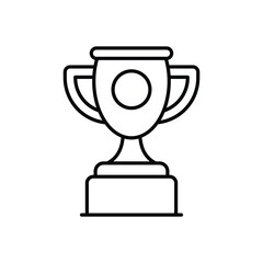 Trophy vector icon