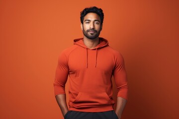 Obraz premium Indian man sweatshirt portrait sweater.