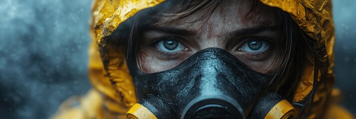 Post-Apocalyptic Survivor: A Close-Up Portrait of Resilience