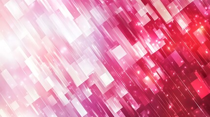 Abstract Pink and White Diagonal Rectangular Pattern