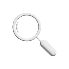 Magnifier icon 3D