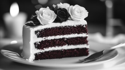 Red Velvet Cake Slice