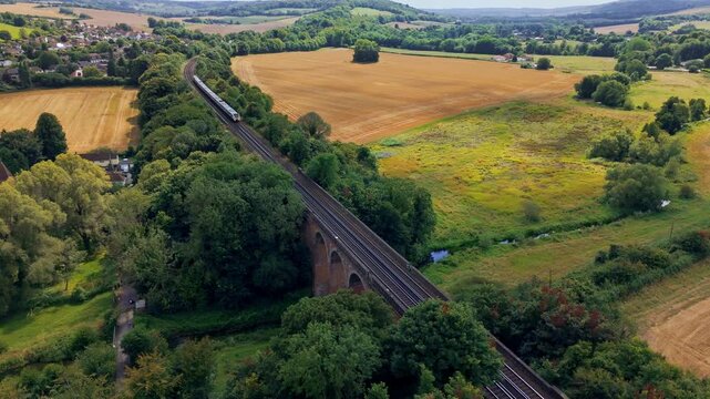 Countryside locomotive train journeys, Sevenoaks to Swanley commute