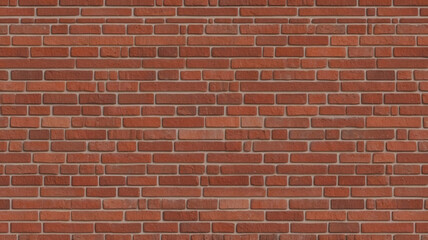 Realistic Close Up of Red Brick Wall Texture Showing Natural Surface Wear for Building Projects