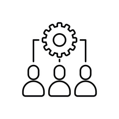 Team Management vector icon