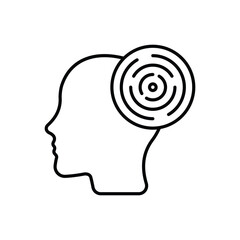 Mind Maze vector icon