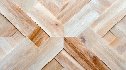 Abstract Geometric Light Wood Paneling Background Texture Natural Wooden Design Interior Design