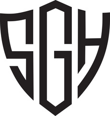 SGH shield logo design.eps