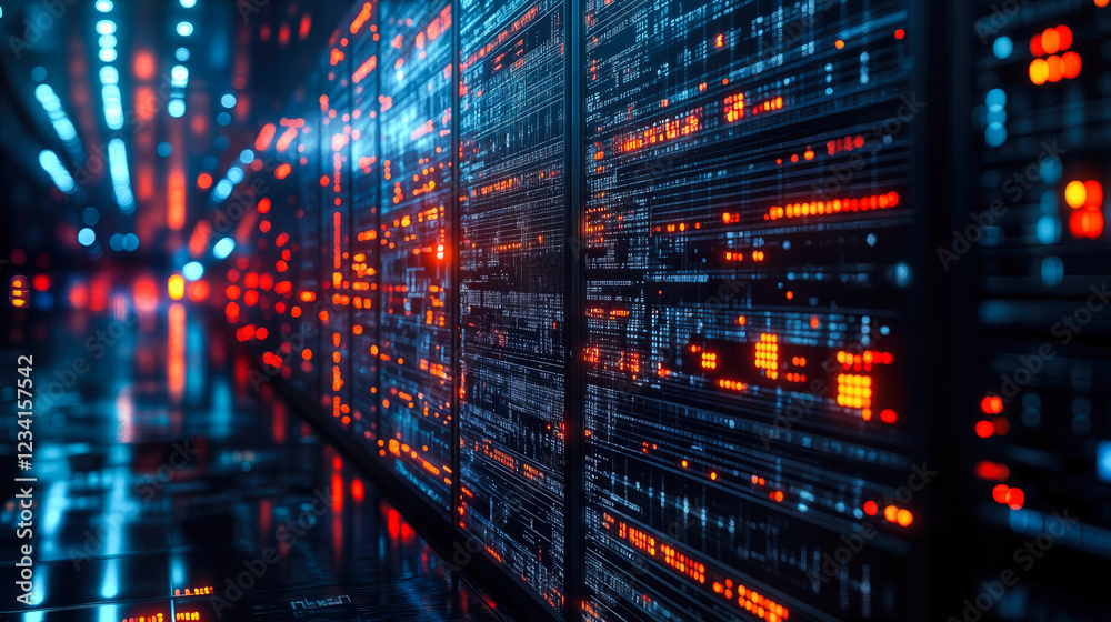 Poster dynamic financial data visualization enhancing user interaction in digital environment