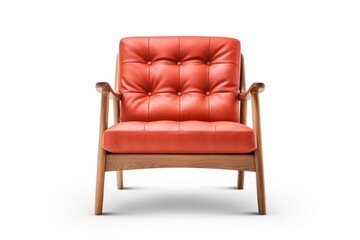 Arm chair furniture armchair white background.