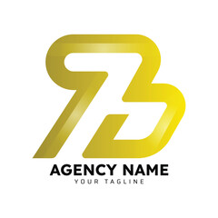 B abstract Letter Logo