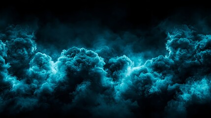 Fototapeta premium Dark Blue Cloudscape Dramatic Night Sky