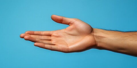 hand of the person