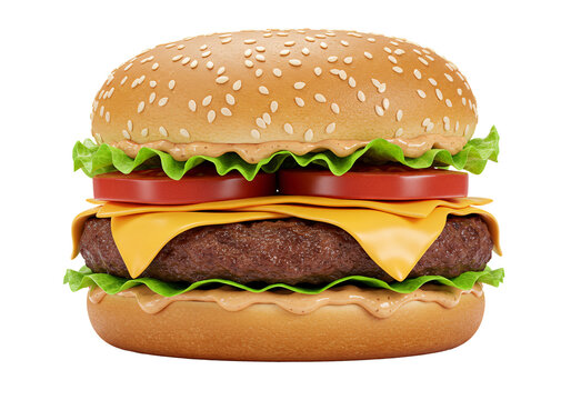 Buger PNG - Transparent Background File.