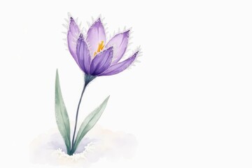 Naklejka premium watercolor vector drawing of flowers