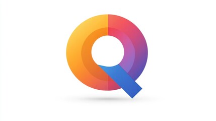 Bold Q icon logo, representing question and solution concepts, perfect for customer service or Q&A platforms