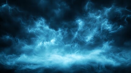 Obraz premium Dark Blue Storm Cloudscape