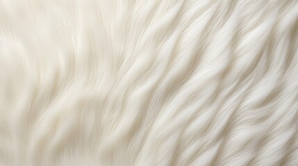Obraz premium Soft and Luxurious White Wool Texture in Gentle Waves for Cozy and Elegant Fabric Design and Decorative Applications