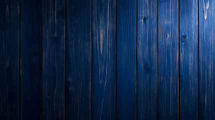 Fototapeta premium Dark Blue Weathered Wooden Planks Background Texture