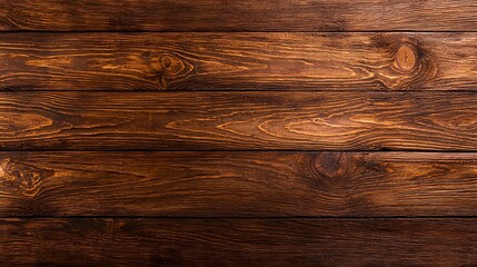 Obraz premium Dark Brown Horizontal Wood Planks Texture Background
