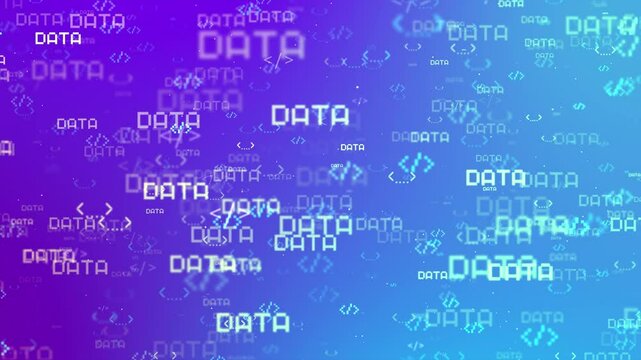 web software delevopment concept, curly brackets with abstract programming code, internet technology concept (3d render)