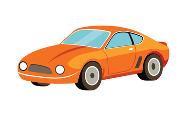 Colorful vector car 