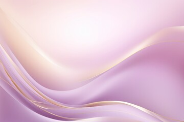 Fototapeta premium Pastel lavender and peach wave with high left flow