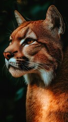 Obraz premium HD Phone Wallpaper Majestic Bobcat Portrait Wildcat Close up Orange Fur Intense Gaze