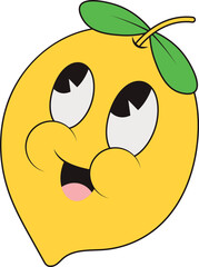 Psychdelic Hippie Character Decoration for Templet Design Element