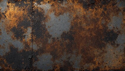 Rusty metal surface with weathered texture and corrosion patterns