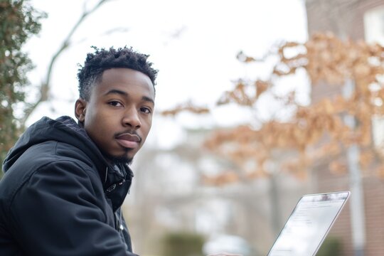 Virtual Learning: African American Male Student Excelling in Online Education,