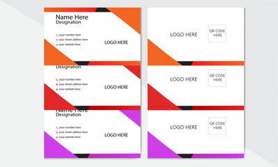 Minimal Individual card design minimal business card design 