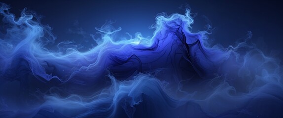 Indigo misty glowing background with soft silky smooth and brushed texture 