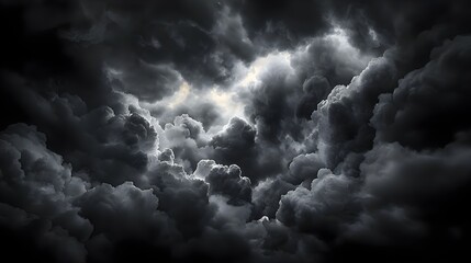 Dark Storm Clouds Dramatic Sky