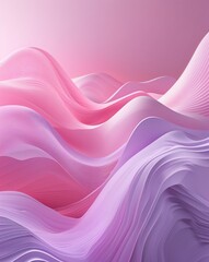 A soft pink transitioning into light lavender magical energy waves abstract gradient background