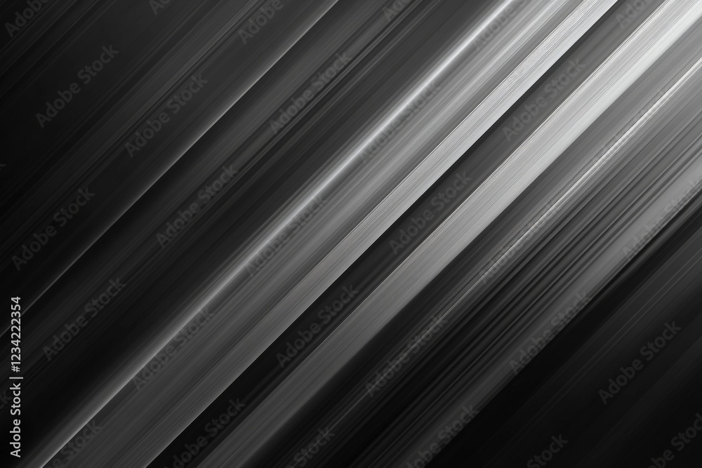 Fototapete dynamic abstract lines create a sense of movement and depth in a black and white composition featuri
