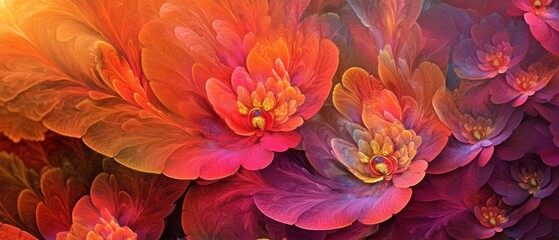 Obraz premium abstract floral background