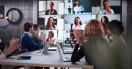 Successful Promotion Celebration in Virtual Training Meeting