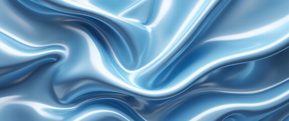 Obraz premium Powder blue metallic smooth background