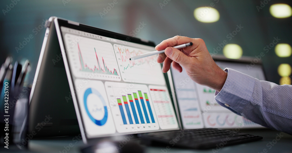 Poster Data Analyst Using Data Analytics KPI