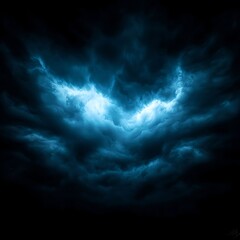 Obraz premium Dark Stormy Cloudscape at Night