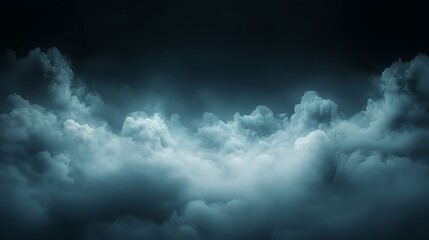 Obraz premium Dark Stormy Cloudscape at Night