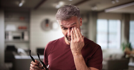 Eye Glaucoma Or Tired Dry Eyesight