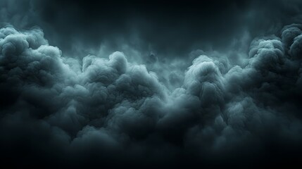 Naklejka premium Dark Stormy Cloudscape Dramatic Sky Texture