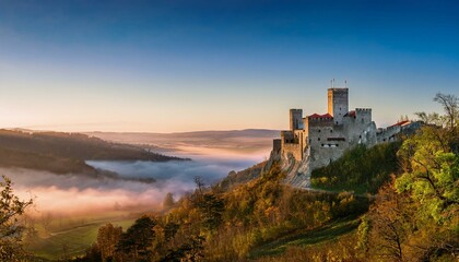 Gaze upon valleys that stretch far below.  
