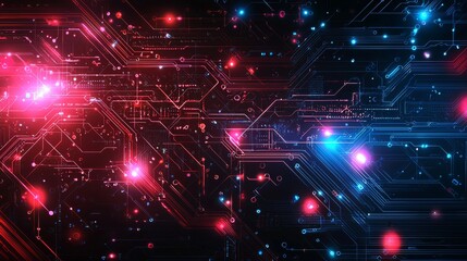 Fototapeta premium Exploring the Intricacies of Digital Circuits