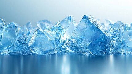 Intricate Ice Crystals Adorn a Reflective Surface Creating a Captivating Display of Nature's Artistry in a Winter Wonderland Evoking a Sense of Tranquility and Natural Beauty