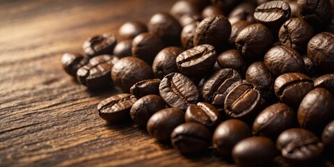 Naklejka premium Natural Coffee Beans Straight from the Source